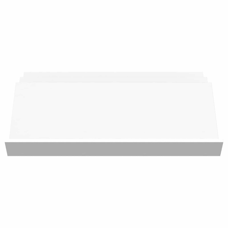 Regał na gazety Biały 90 x 53 x 28,5 cm Materiał drewnopochodny
