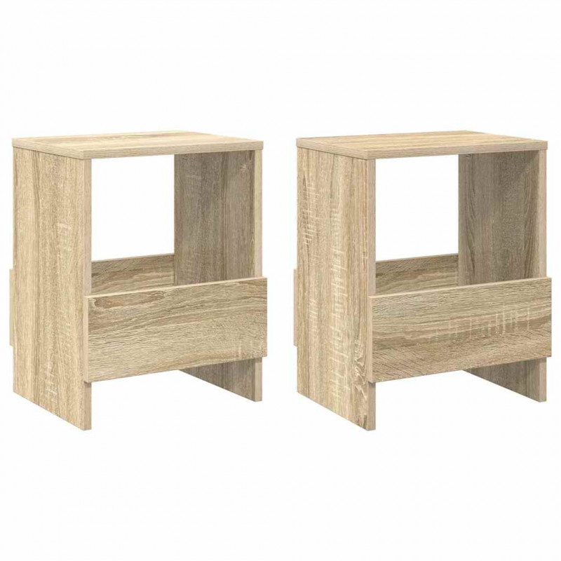 Regał na gazety 2 pcs Dąb Sonoma 35 x 30 x 45 cm