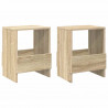 Regał na gazety 2 pcs Dąb Sonoma 35 x 30 x 45 cm