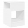 Stolik końcowy Biały 30,5 x 30 x 45 cm Materiał drewnopochodny