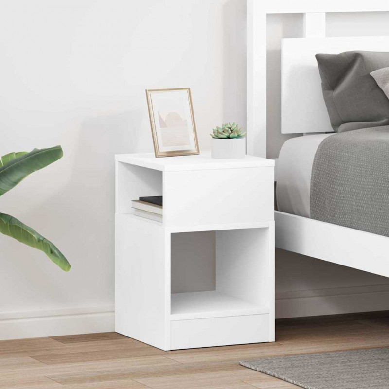 Stolik końcowy 2 pcs Biały 30,5 x 30 x 45 cm