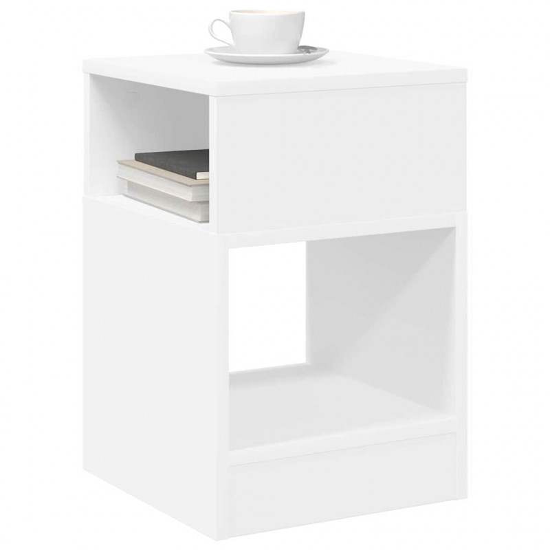 Stolik końcowy 2 pcs Biały 30,5 x 30 x 45 cm
