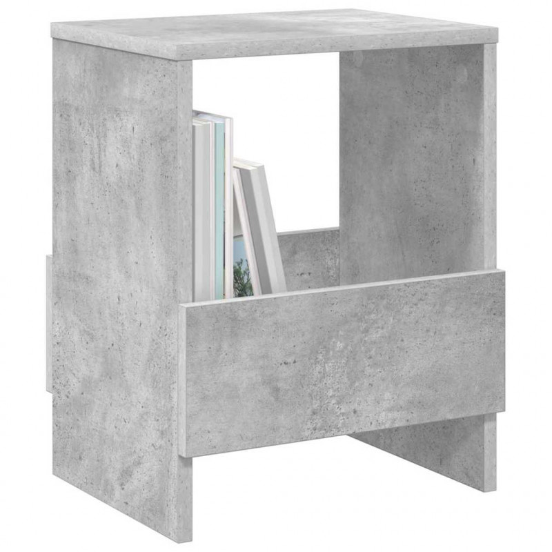Regał na gazety 2 pcs Betonowy szary 35 x 30 x 45 cm