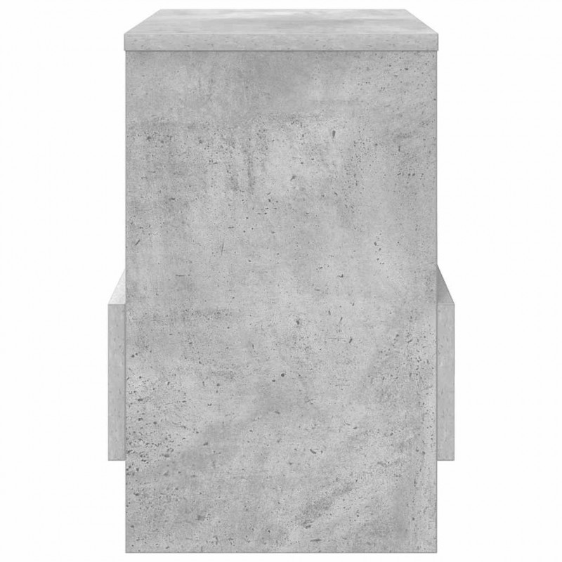 Regał na gazety 2 pcs Betonowy szary 35 x 30 x 45 cm