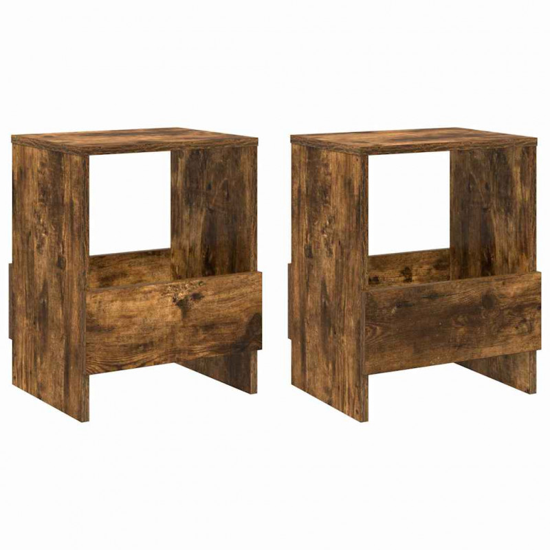 Regał na gazety 2 pcs Dąb wędzony 35 x 30 x 45 cm