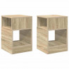 Stolik końcowy 2 pcs Dąb Sonoma 30,5 x 30 x 45 cm