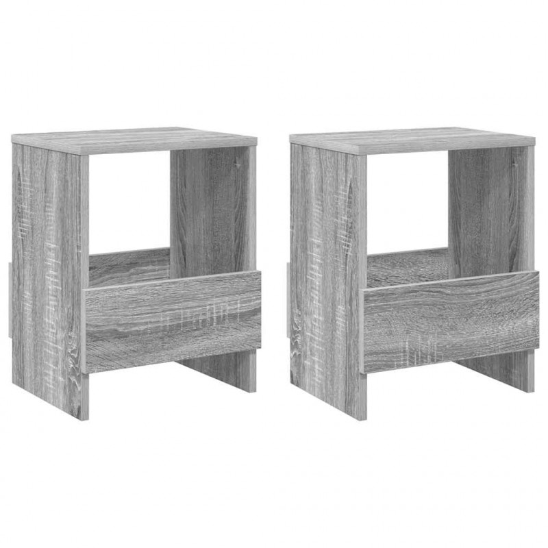 Regał na gazety 2 pcs Szary Sonoma 35 x 30 x 45 cm