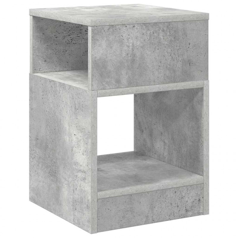 Stolik końcowy Betonowy szary 30,5 x 30 x 45 cm
