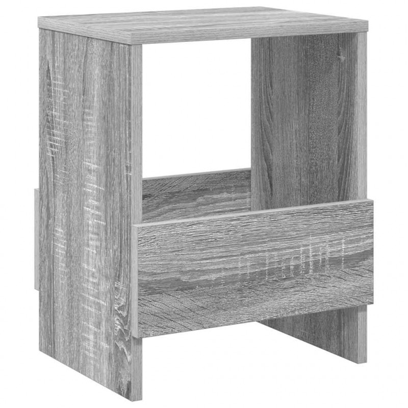 Regał na gazety 2 pcs Szary Sonoma 35 x 30 x 45 cm