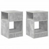 Stolik końcowy 2 pcs Betonowy szary 30,5 x 30 x 45 cm