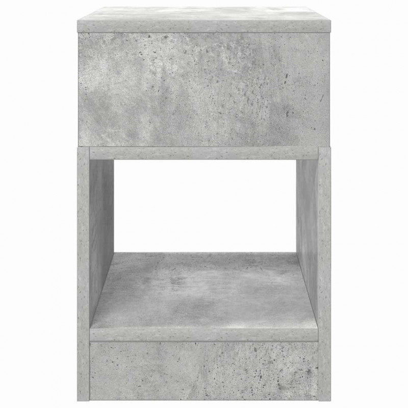 Stolik końcowy 2 pcs Betonowy szary 30,5 x 30 x 45 cm