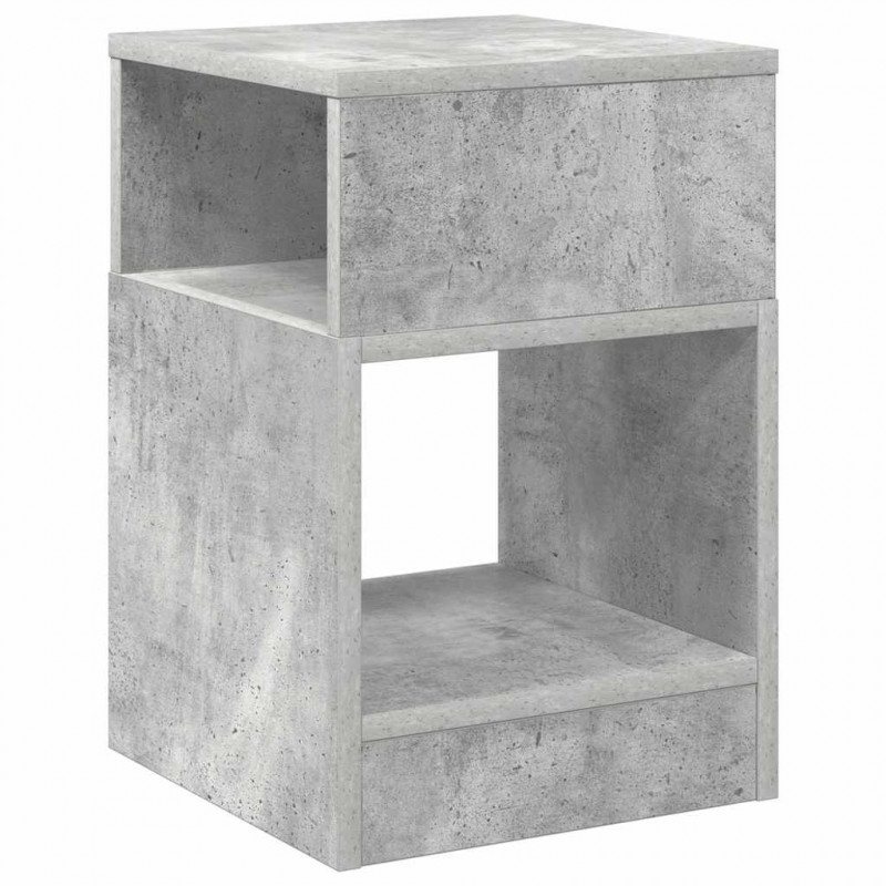 Stolik końcowy 2 pcs Betonowy szary 30,5 x 30 x 45 cm