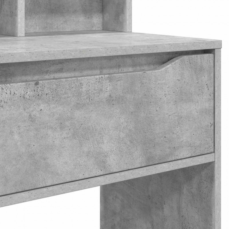 Toaletki do sypialni Betonowy szary 80 x 39,6 x 135 cm