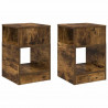 Stolik końcowy 2 pcs Dąb wędzony 30,5 x 30 x 45 cm