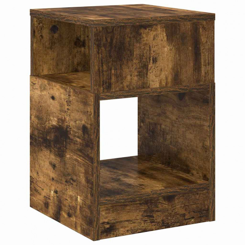 Stolik końcowy 2 pcs Dąb wędzony 30,5 x 30 x 45 cm