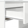 Toaletki do sypialni Wysoki połysk biały 80 x 39,6 x 135 cm