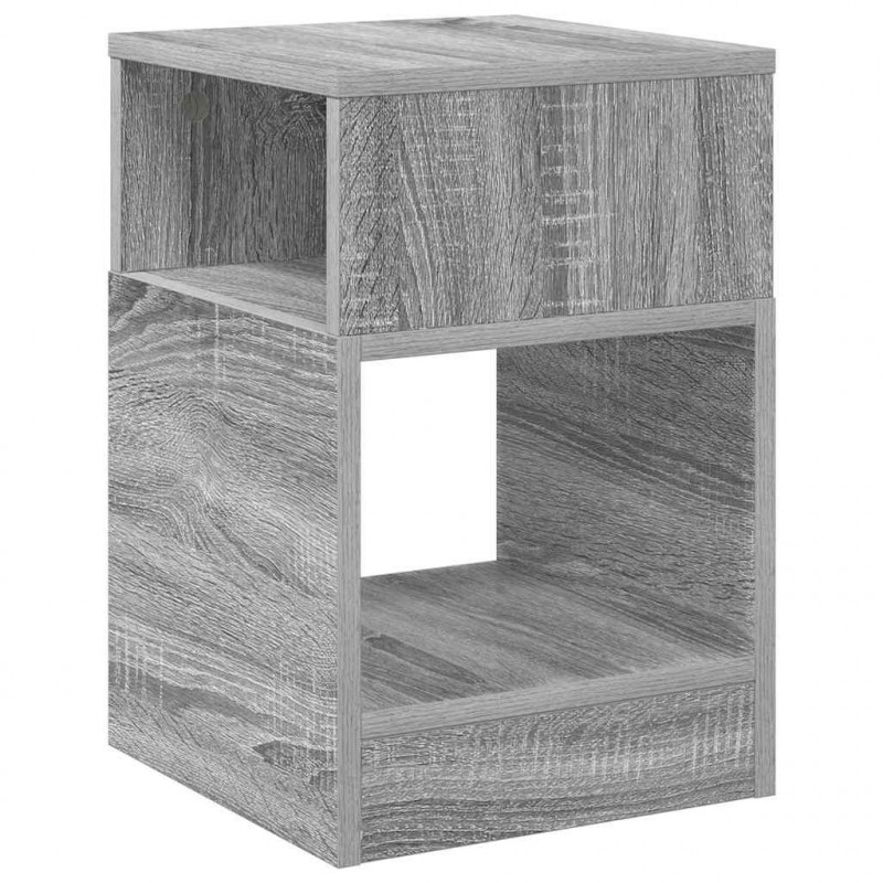 Stolik końcowy Szary Sonoma 30,5 x 30 x 45 cm
