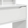 Toaletki do sypialni Wysoki połysk biały 80 x 39,6 x 135 cm
