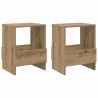 Regał na gazety 2 pcs Dąb rzemieślniczy 35 x 30 x 45 cm