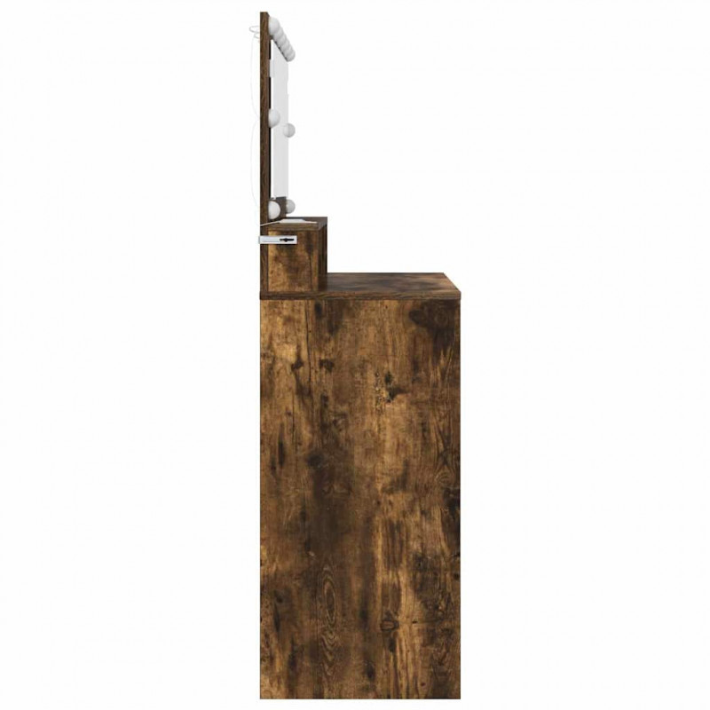 Toaletki do sypialni z szufladą Dąb wędzony 80 x 39,6 x 135 cm