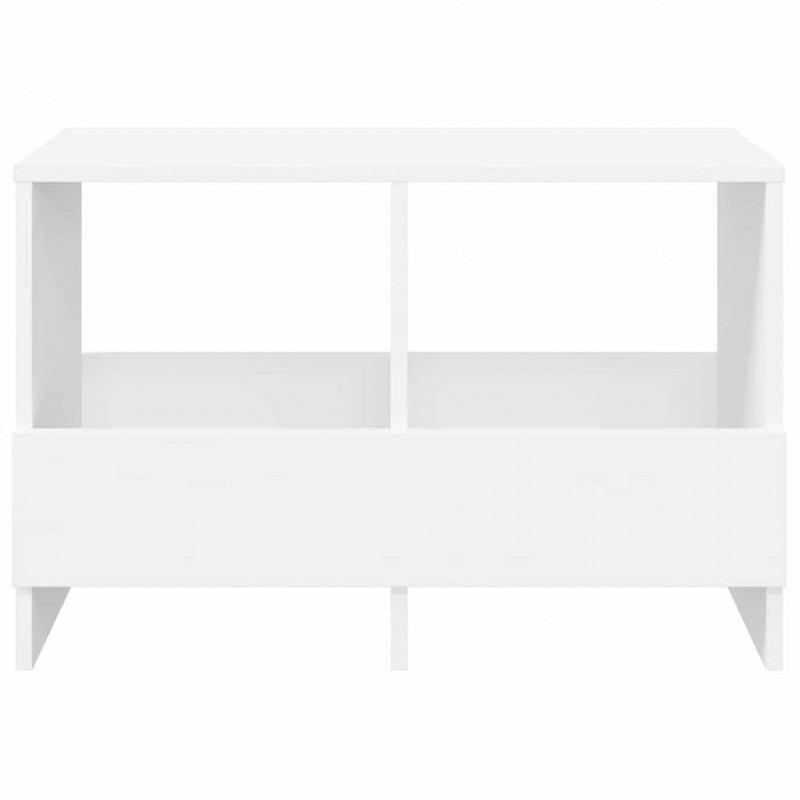 Regał na gazety Biały 68,5 x 30 x 45 cm