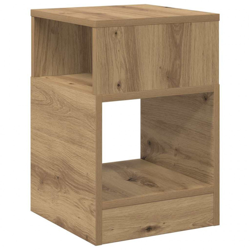Stolik końcowy 2 pcs Dąb rzemieślniczy 30,5 x 30 x 45 cm