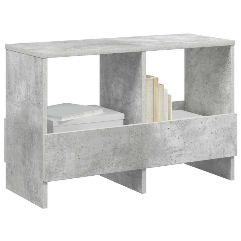 Regał na gazety Betonowy szary 68,5 x 30 x 45 cm