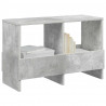 Regał na gazety Betonowy szary 68,5 x 30 x 45 cm