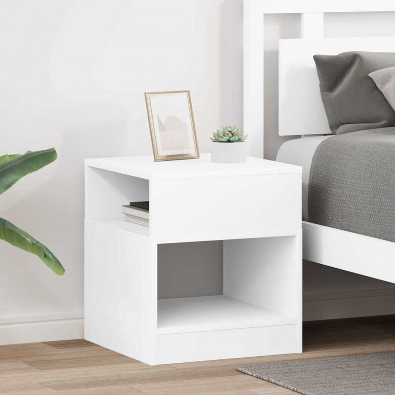Stolik końcowy 2 pcs Biały 40,5 x 40 x 45 cm