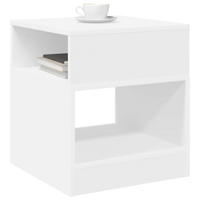 Stolik końcowy 2 pcs Biały 40,5 x 40 x 45 cm