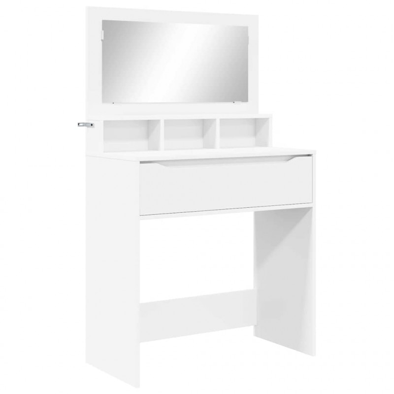 Toaletki do sypialni z szufladą Biały 80 x 39,6 x 135 cm