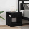 Stolik końcowy 2 pcs Czarny Dąb 40,5 x 40 x 45 cm