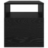 Stolik końcowy 2 pcs Czarny Dąb 40,5 x 40 x 45 cm