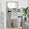 Toaletki do sypialni Betonowy szary 80 x 39,6 x 135 cm
