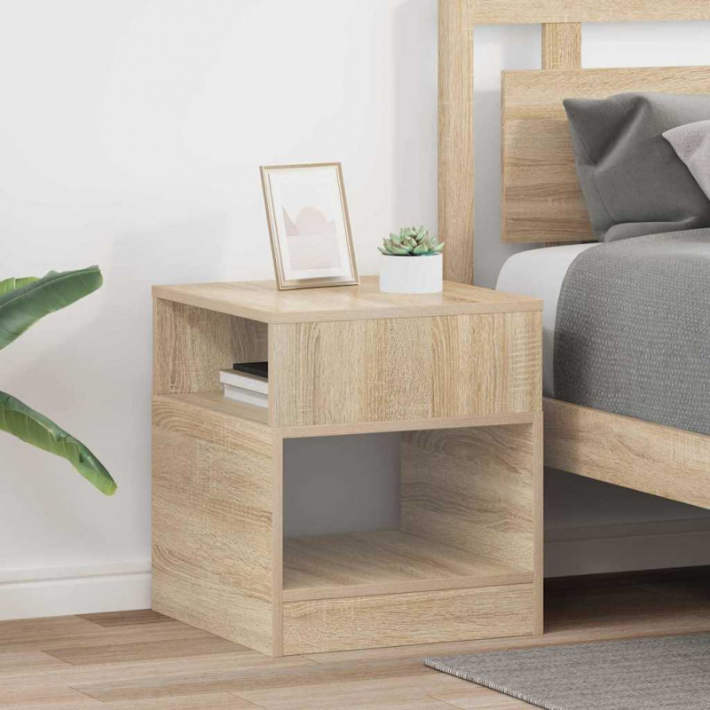 Stolik końcowy 2 pcs Dąb Sonoma 40,5 x 40 x 45 cm