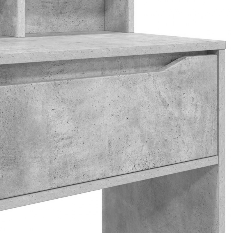 Toaletki do sypialni Betonowy szary 80 x 39,6 x 135 cm