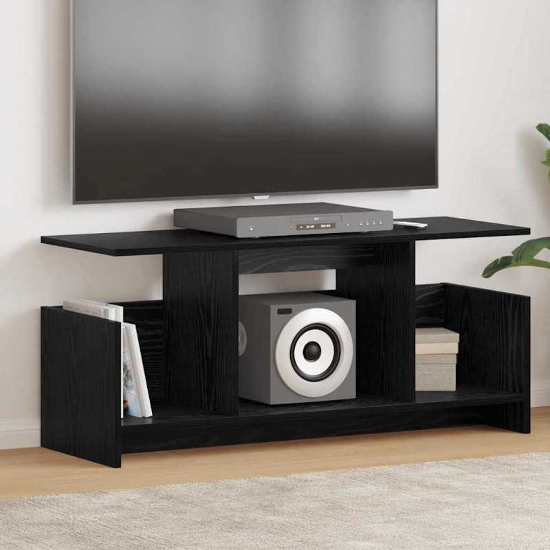 Stół pod telewizor Czarny Dąb 102 x 35 x 45 cm