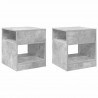 Stolik końcowy 2 pcs Betonowy szary 40,5 x 40 x 45 cm