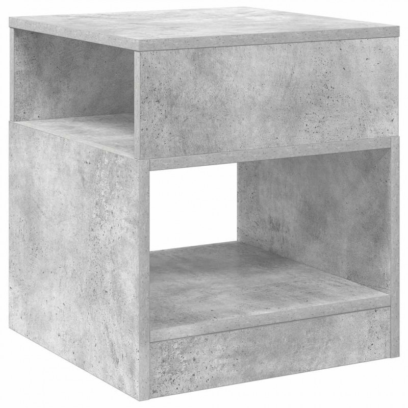 Stolik końcowy 2 pcs Betonowy szary 40,5 x 40 x 45 cm