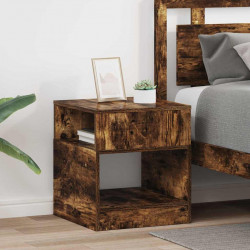 Stolik końcowy 2 pcs Dąb wędzony 40,5 x 40 x 45 cm
