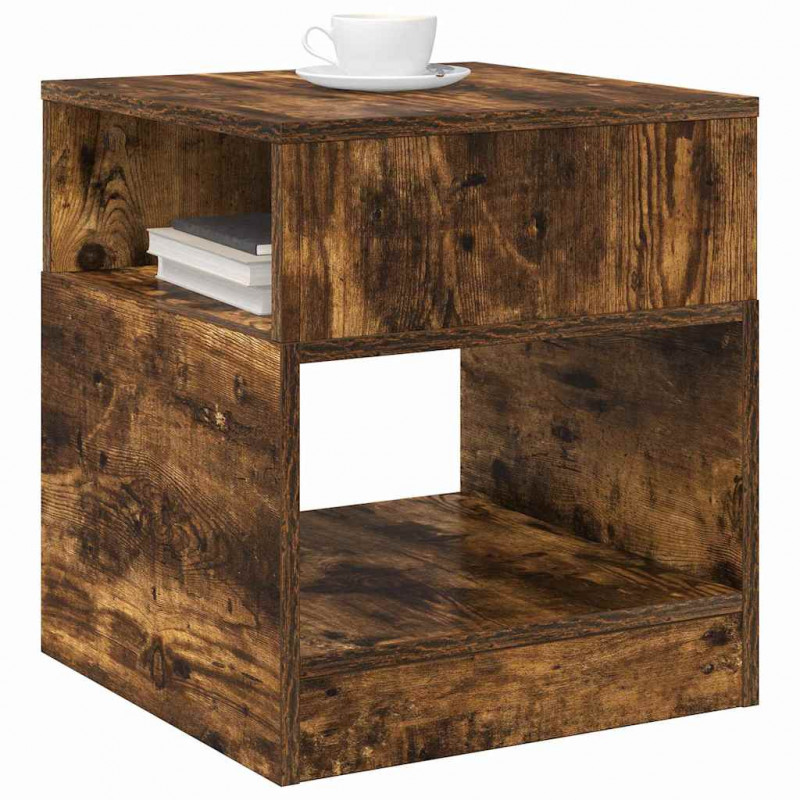 Stolik końcowy 2 pcs Dąb wędzony 40,5 x 40 x 45 cm