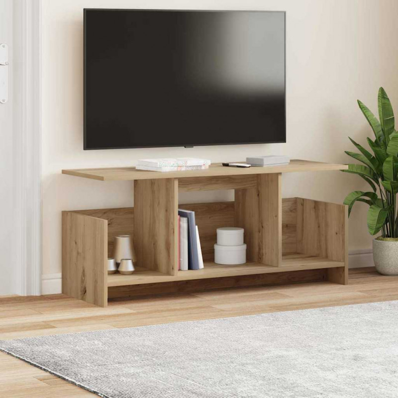 Stół pod telewizor Dąb rzemieślniczy 102 x 35 x 45 cm
