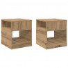 Stolik końcowy 2 pcs Dąb rzemieślniczy 40,5 x 40 x 45 cm