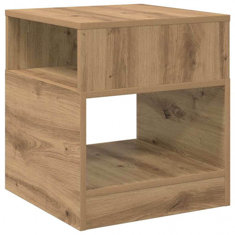 Stolik końcowy 2 pcs Dąb rzemieślniczy 40,5 x 40 x 45 cm