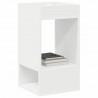 Stolik końcowy Biały 30 x 30 x 56 cm Materiał drewnopochodny