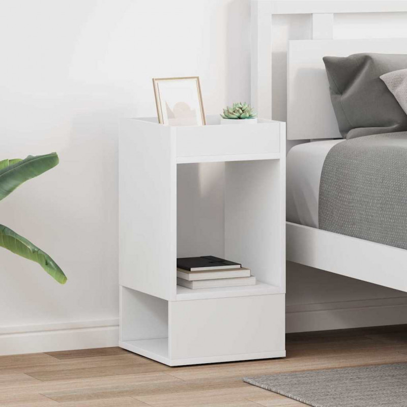 Stolik końcowy 2 pcs Biały 30 x 30 x 56 cm