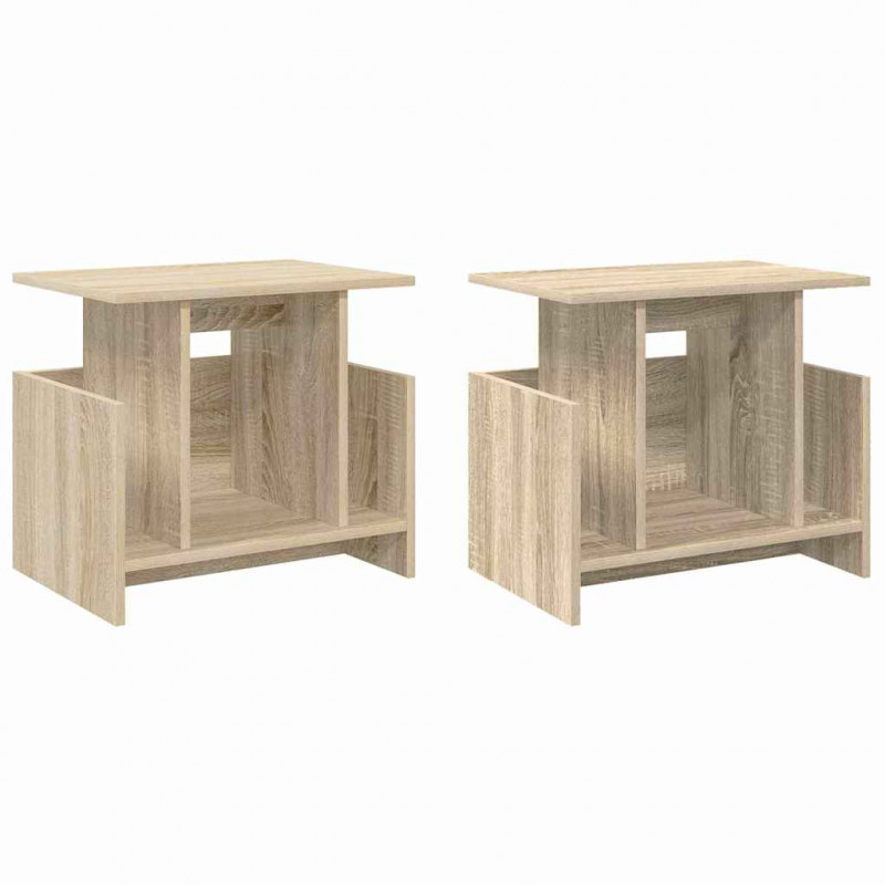 Stół pod telewizor 2 pcs Dąb Sonoma 50 x 35 x 45 cm