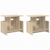 Stół pod telewizor 2 pcs Dąb Sonoma 50 x 35 x 45 cm