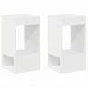 Stolik końcowy 2 pcs Biały 30 x 30 x 56 cm