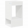 Stolik końcowy 2 pcs Biały 30 x 30 x 56 cm